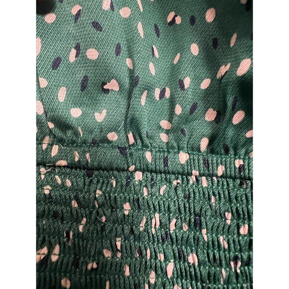 Princess Polly Melvin Green Polka Dot Top - Size 2 - Picture 8 of 9
